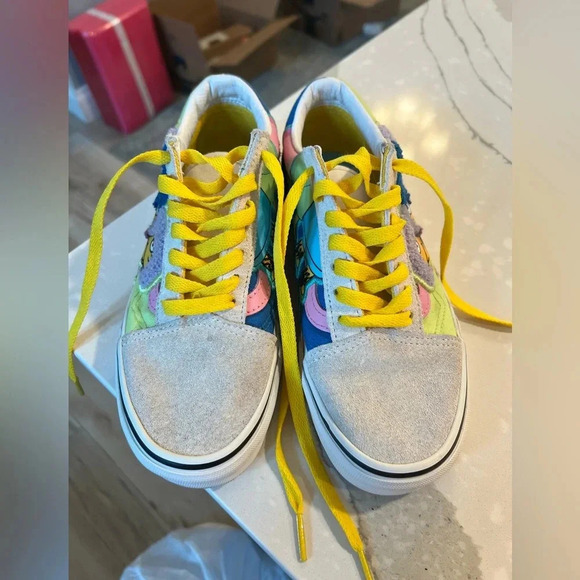 RARE Vans x Old Skool The Simpsons “The Bouviers” Shoes women 5.5 men 4 - Picture 10 of 10